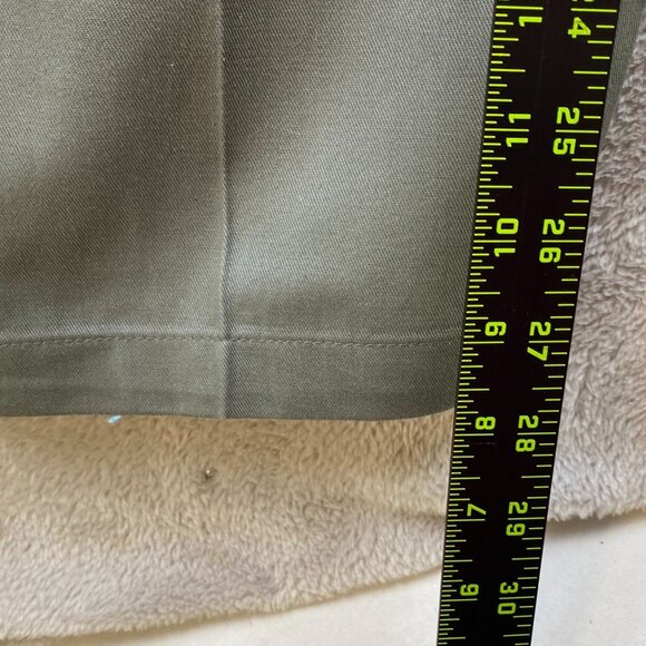 NWT Farah Men Dress Pants Size 46x30 Khaki Stain Free Performance Straight Green - Picture 3 of 16